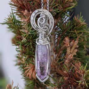 Pendentif réversible Améthyste Vera Cruz et Argent Massif