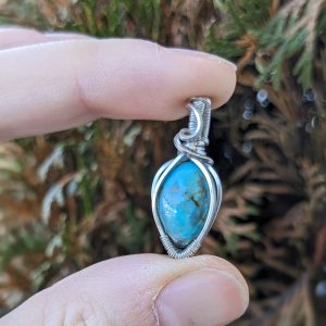 Arizona Turquoise Silver Pendant