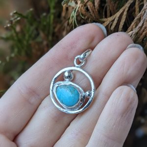 Arizona Turquoise Silver Pendant